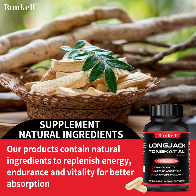Longjack 500 mg | Longifolia Root Extract | 30/60/120 Capsules