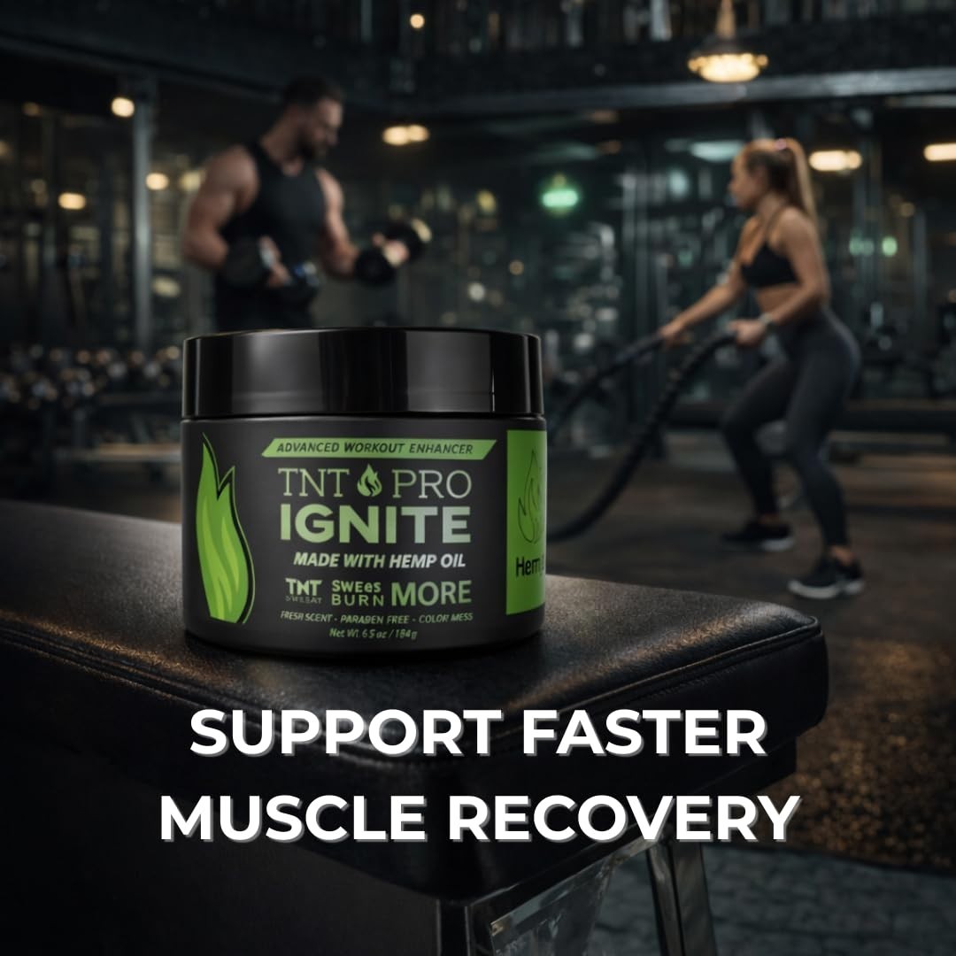 TNT Pro Sweat Cream – 6.5oz Firming Pre-Workout Hot Gel for All Skin Types