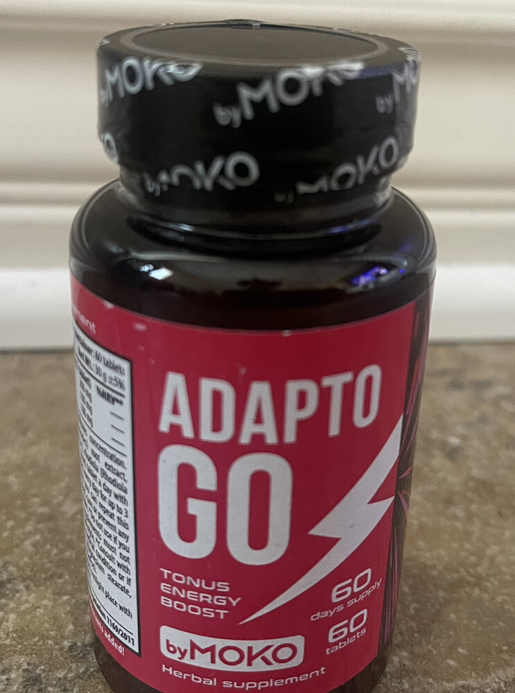AdaptoGO Leuzea Ginseng Rhodiola Tonus Booster Energy Herbal supplement