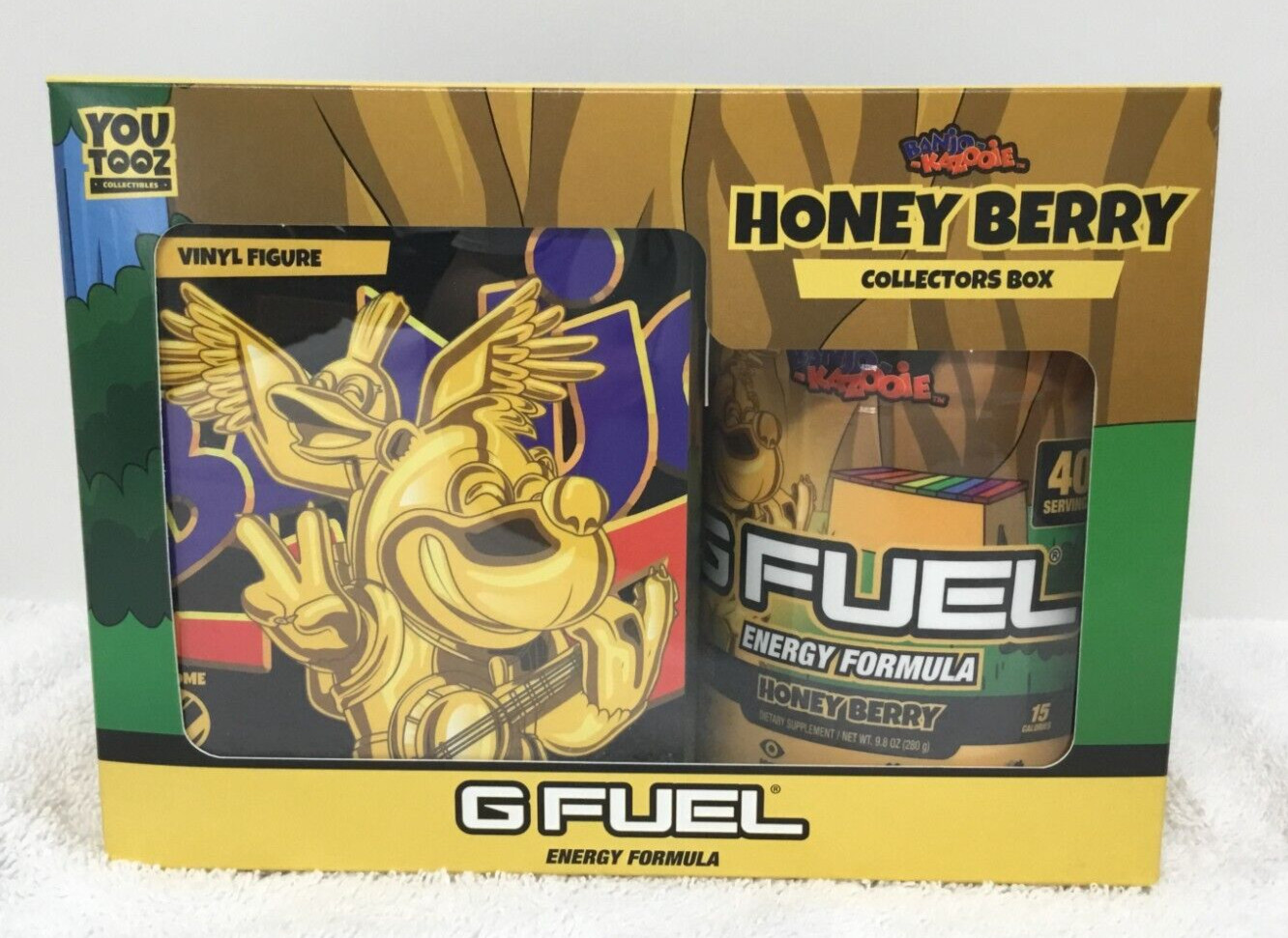 GFUEL – *NEW* Limited Edition Banjo-Kazooie Youtooz Honey Berry Collectors Box