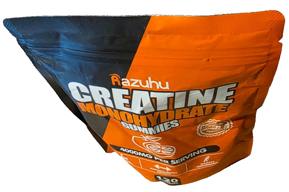Razuhu (120) Creatine Monohydrate Gummies for Men & Women 4000mg EXP: Aug 2026