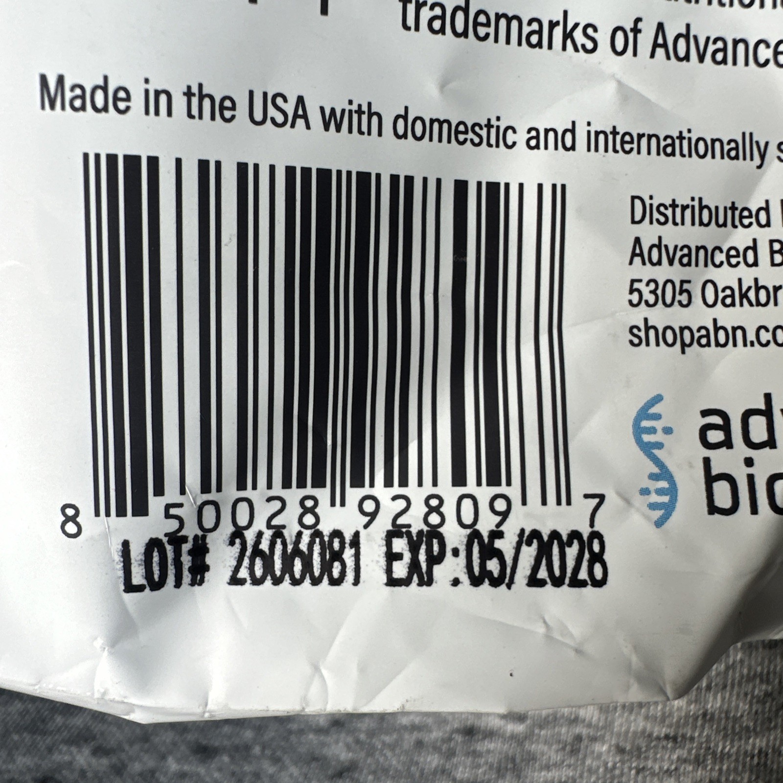 Advanced Bionutritionals Advanced Hydration Formula Electrolyte Drink Mix Powd