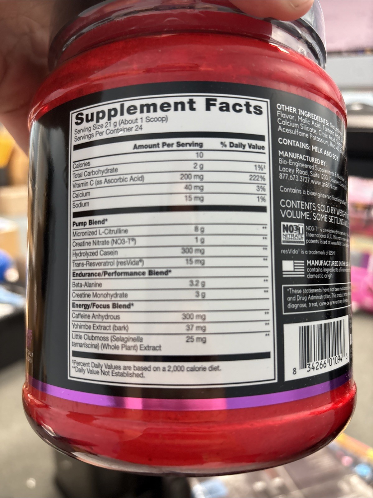 No-Xplode VASO, Ultimate Pump Pre-Workout, Grape Fury, 1.11 lb (504 g)