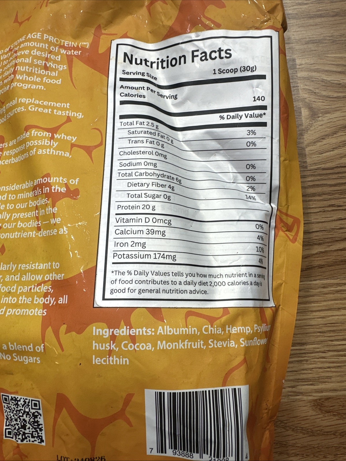 Nutra Farms Stone Age Protein Egg White 2 lbs Chocolate