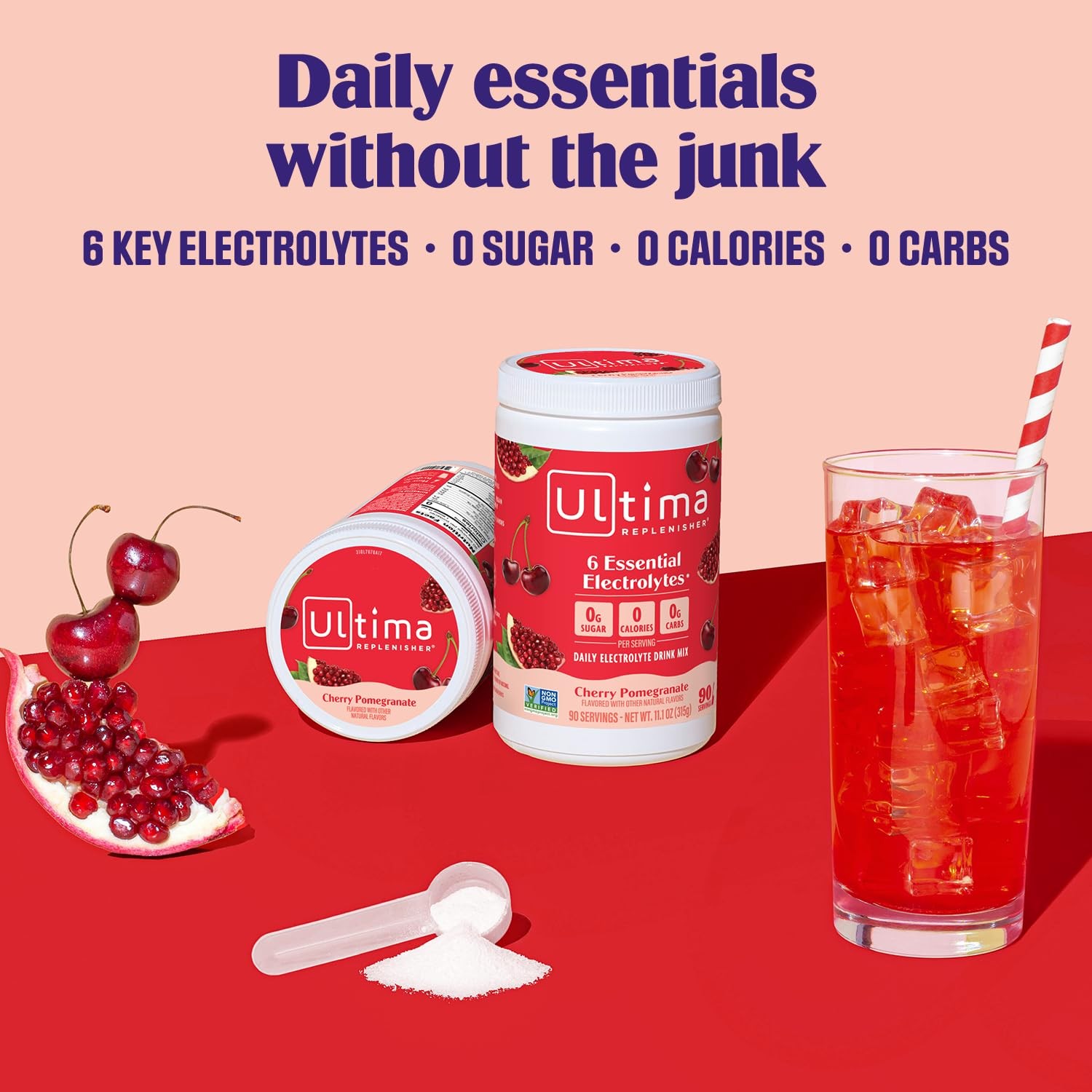 Stay Hydrated All Day – Ultima Replenisher Electrolyte Powder 90 Servings