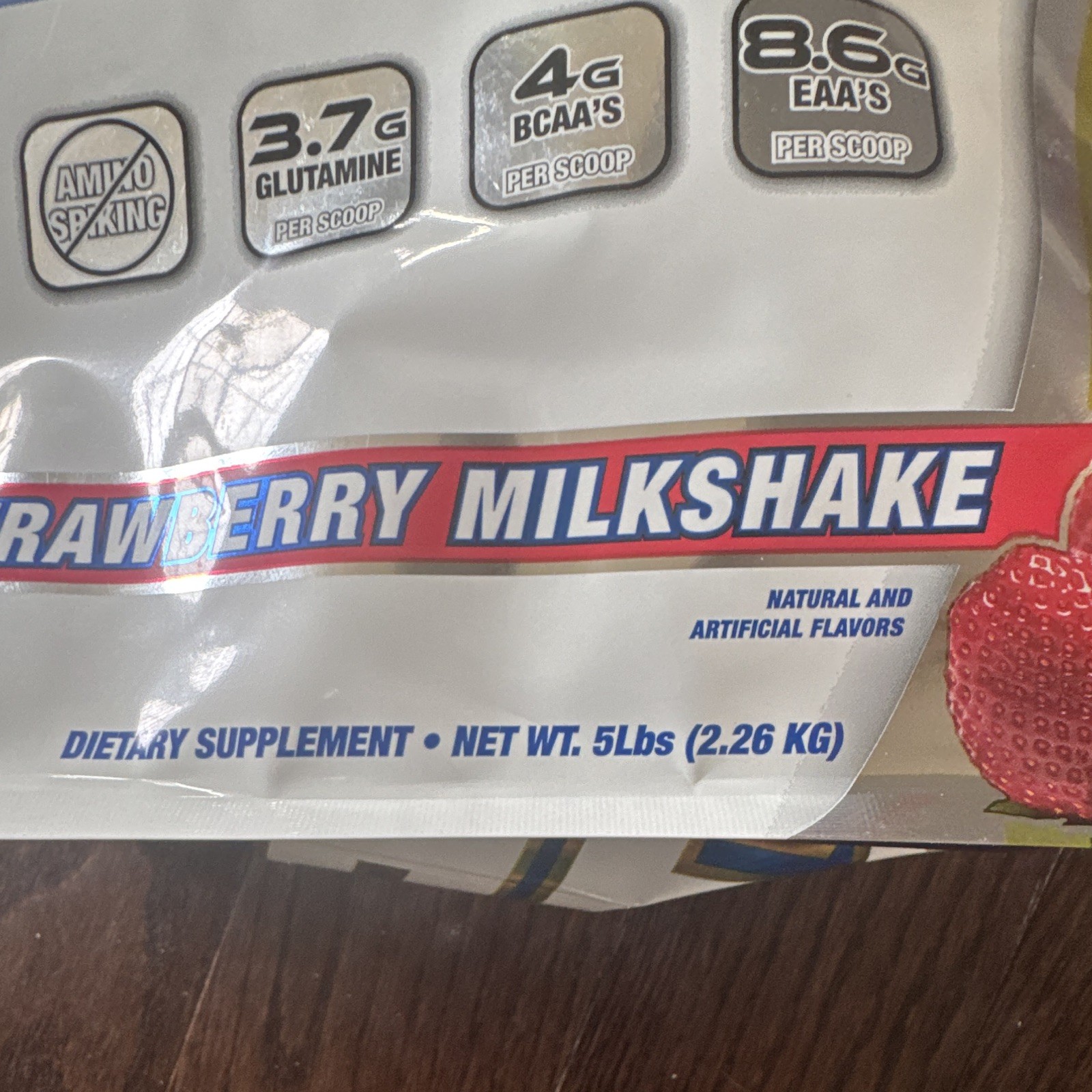 Ronnie Coleman Signature Series Whey XS Amino Spiking Free Strawberry 5lb