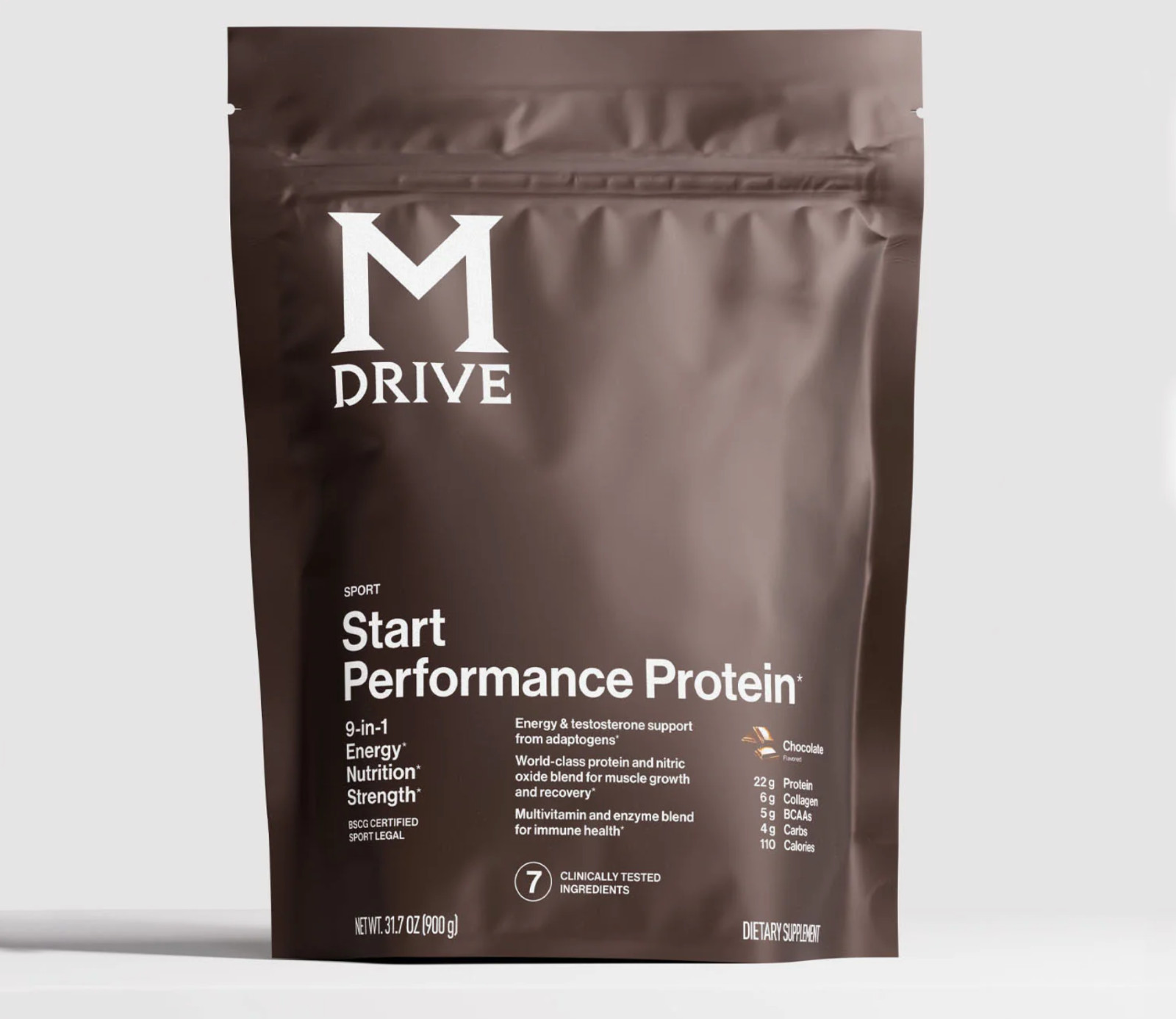 M Drive START Protein Shake 9in1 Daily Mens Performance 1lb