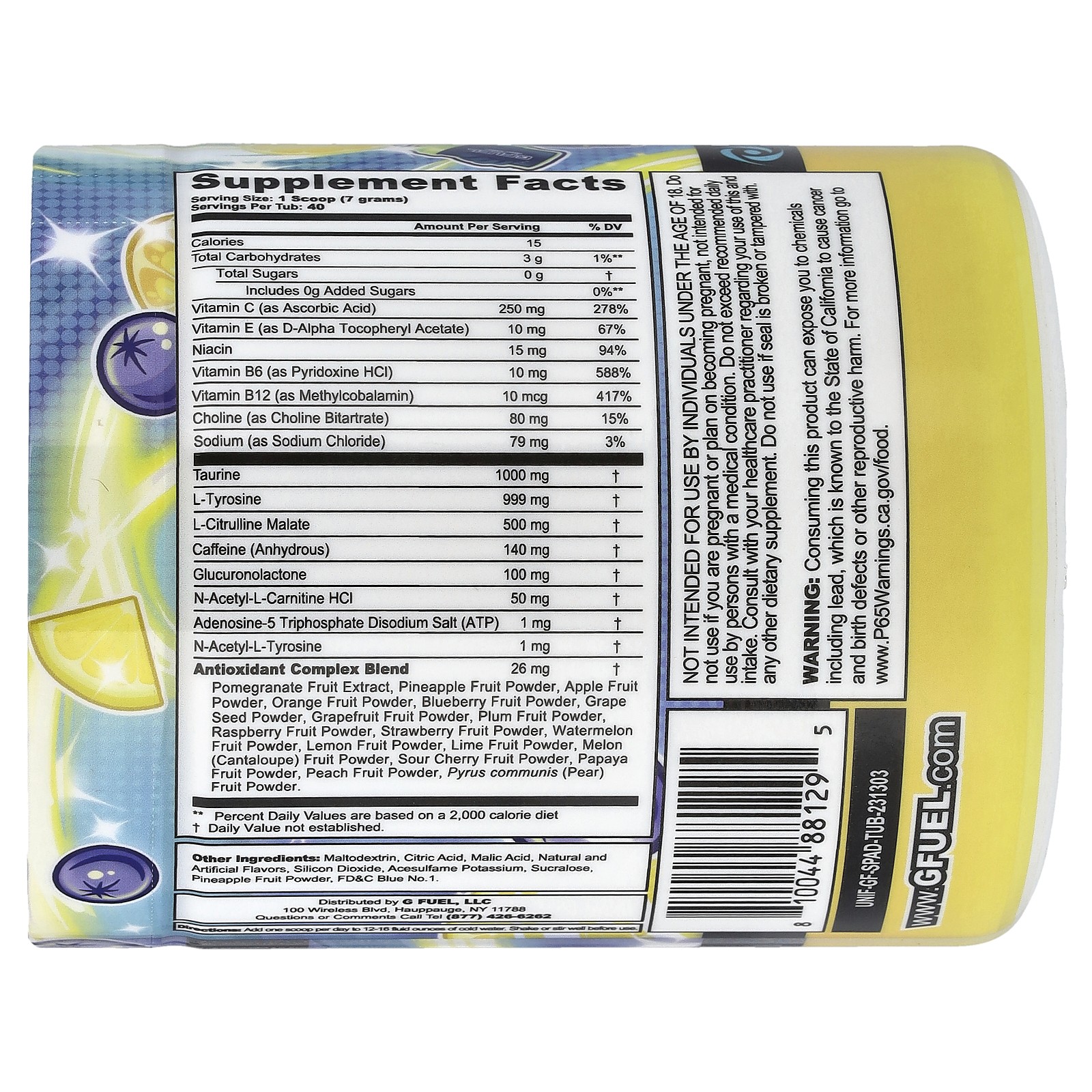 Energy Formula, Shiny Splash, 9.9 oz (280 g)