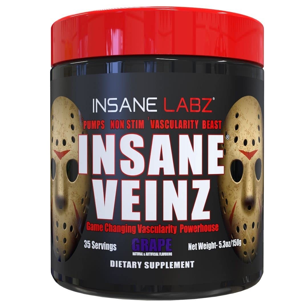 Non-Stimulant Nitric Oxide Booster Powder, Vascularity Enhancer, Agmatine & Beta
