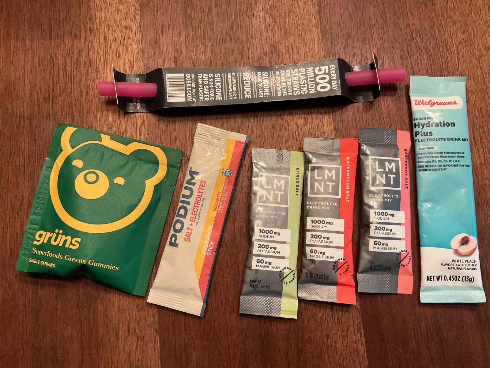 LMNT Electrolyte Drink Mix Sticks Citrus/Raspberry/Orange/Watermelon