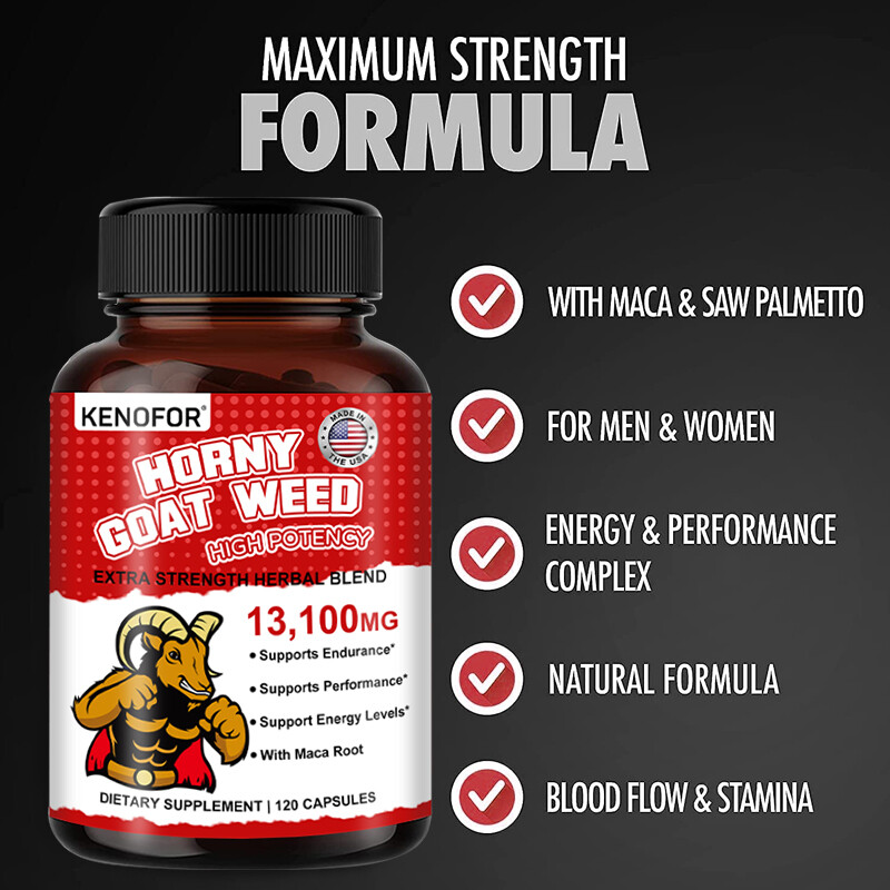 Maca & Saw Palmetto – Energy Endurance Boosting Complex for Men & Women