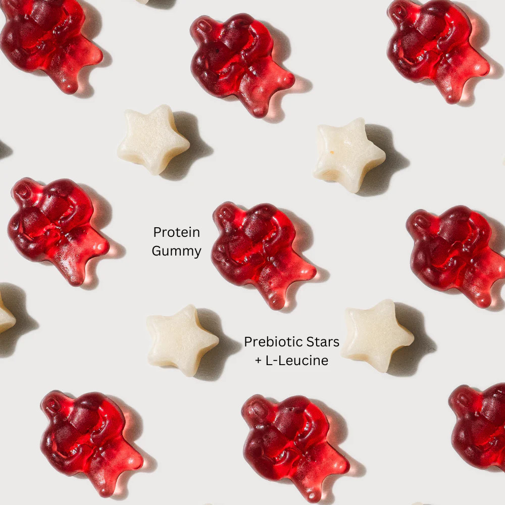 New Buff Bears Protein Gummies Grape 12 x 32g Packs