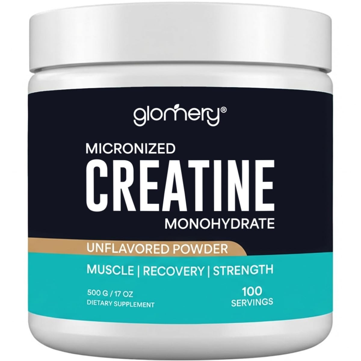 Creatine Monohydrate Powder Micronized, 100 Servings, Pure Creatine for Muscle S