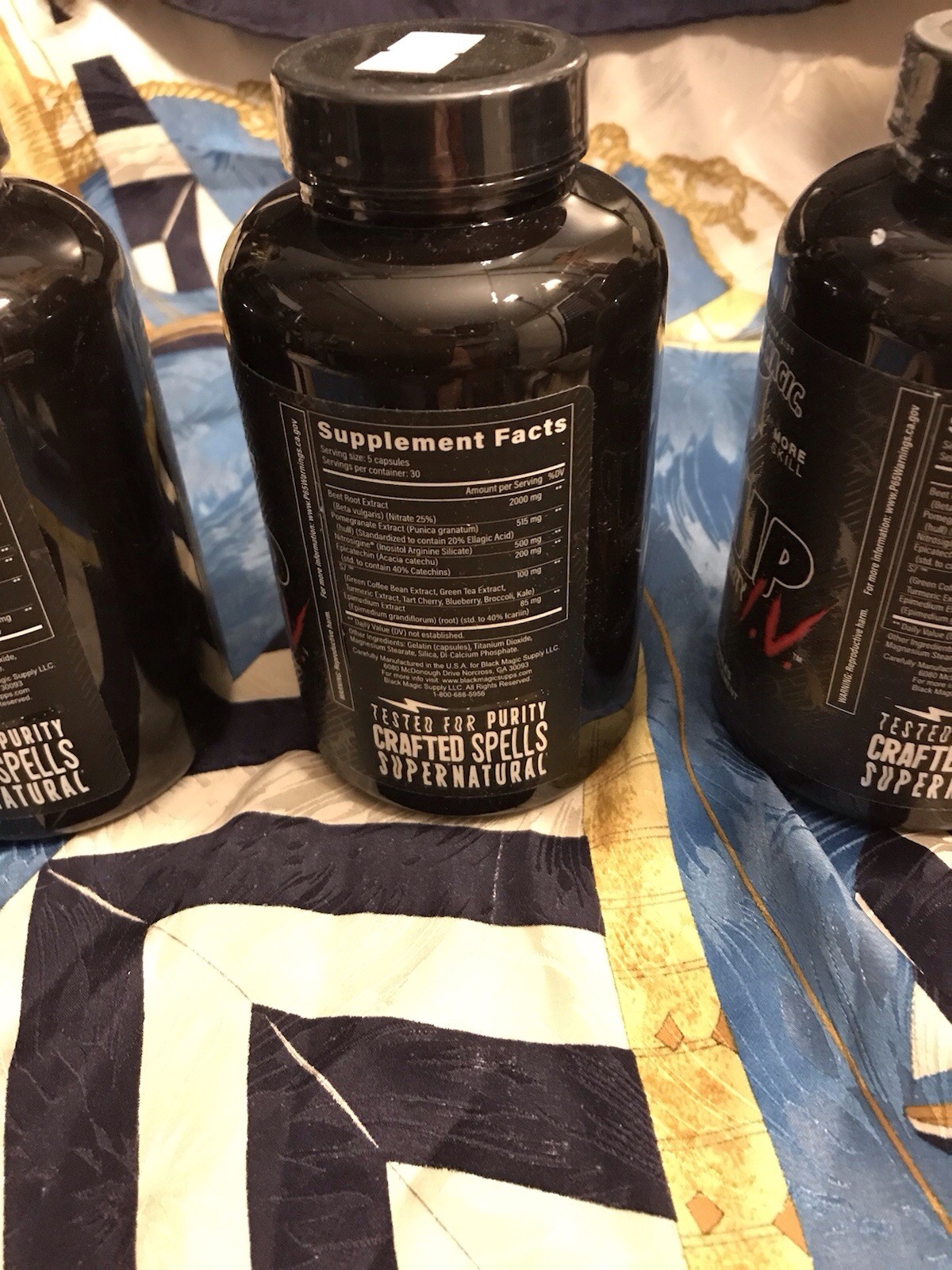 Black Magic Pump Insane Vascularity Dietary Supplement 150 Capsules