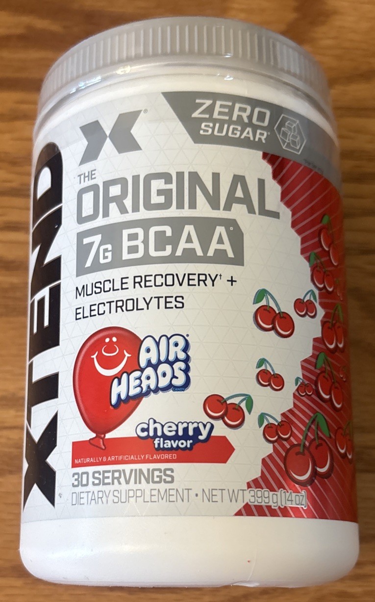 XTEND ORIGINAL 7g BCAA Cherry Air Heads Muscle Recovery +Electrolytes Zero Sugar