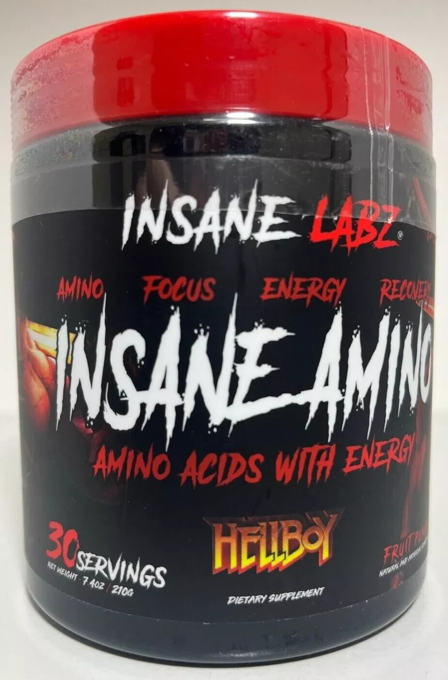 Insane Labz Hellboy Insane Amino BCAA Energy Pre-Workout 30 Servings 3 Flavors
