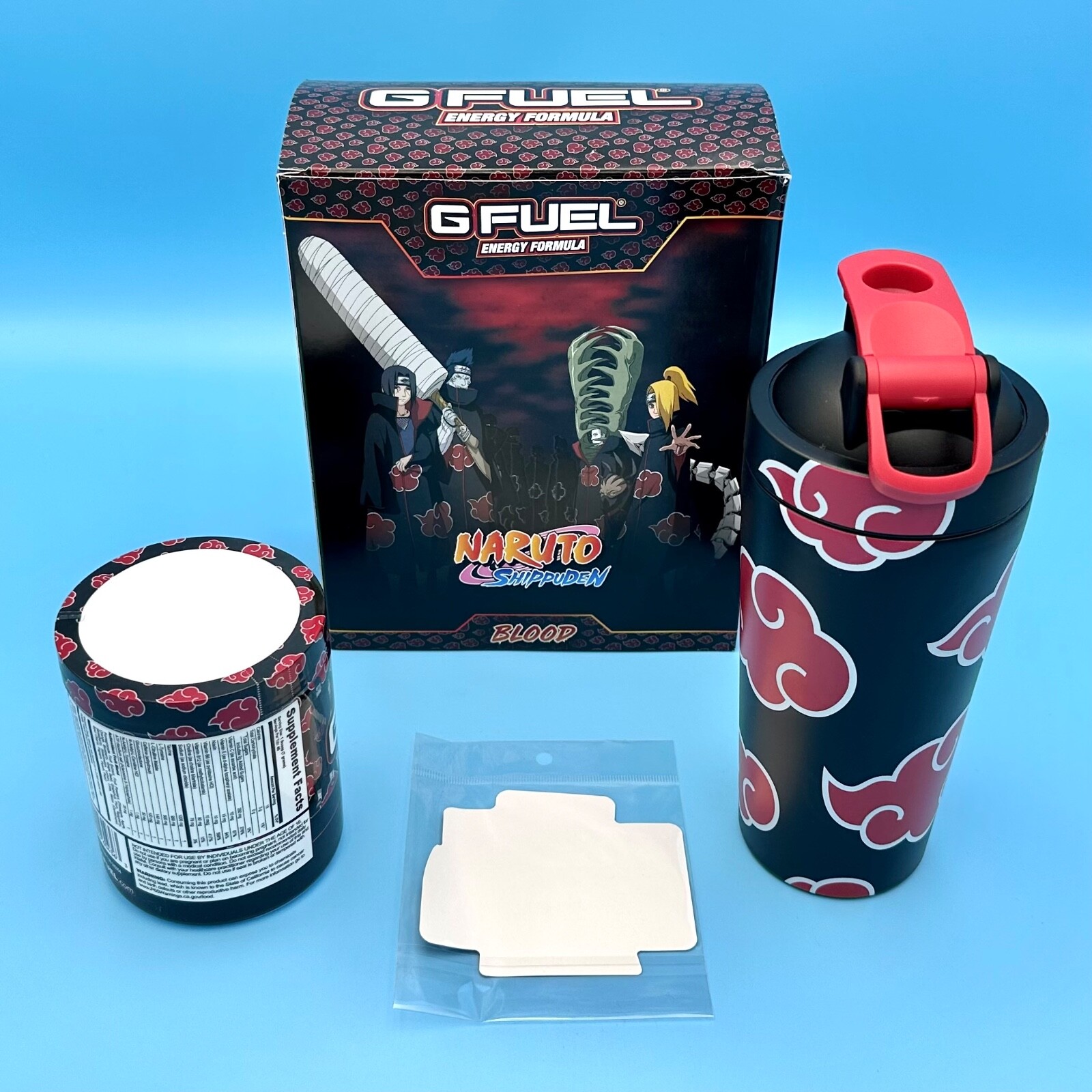 G Fuel Twisted Metal ISKREEM Collector’s Box Tub + Sweet Tooth Metal Shaker Cup