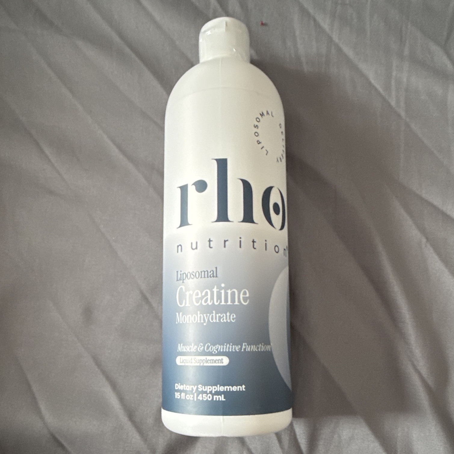 rho nutrition Liposomal Creatine Monohydrate Liquid Tangerine 15 fl oz 450 mL 30