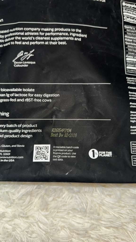 PROMIX Grass Fed Whey Isolate Cookies & Cream Protein Powder 2.45lb