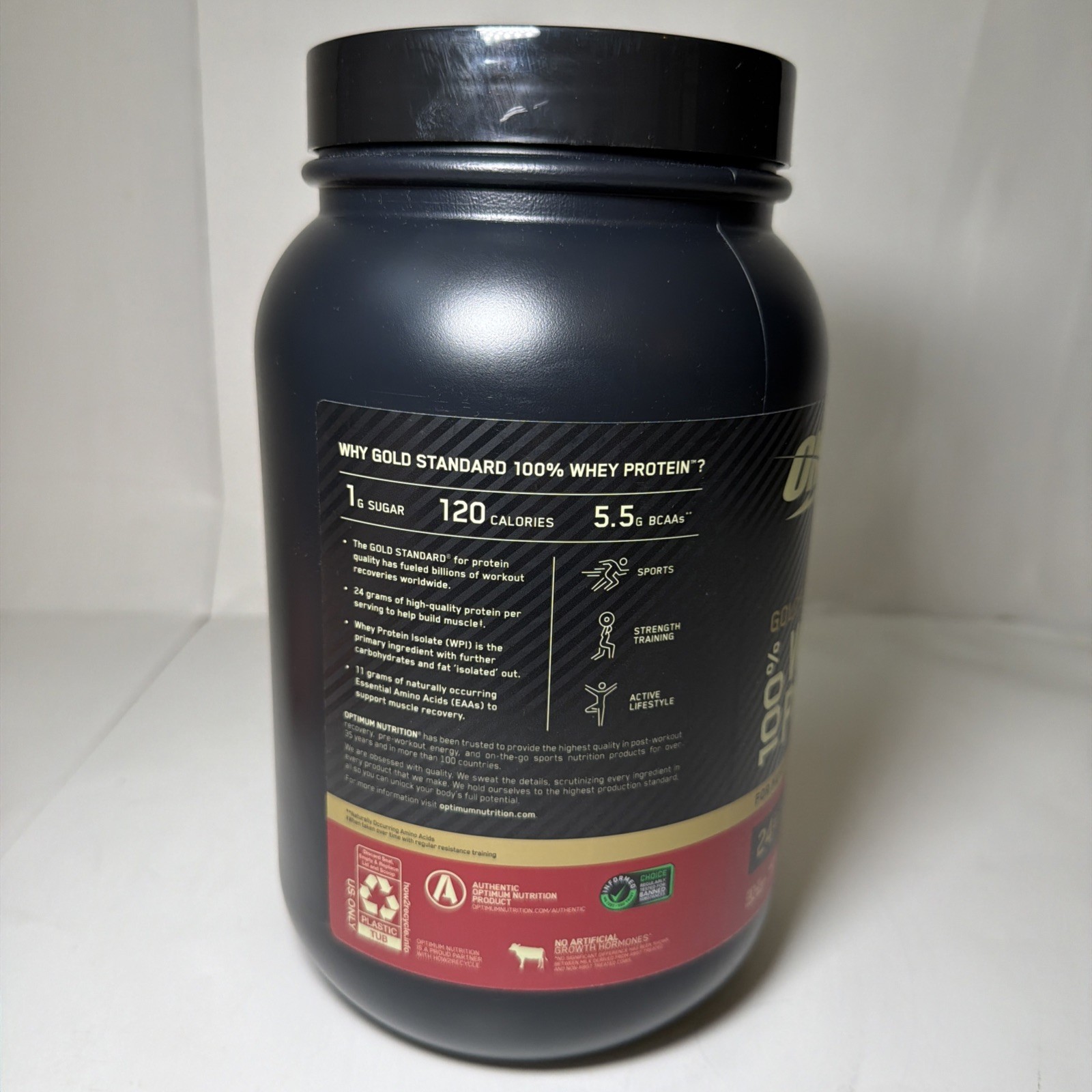 Optimum Nutrition Gold Standard Whey Protein Vanilla Ice Cream 2 lb
