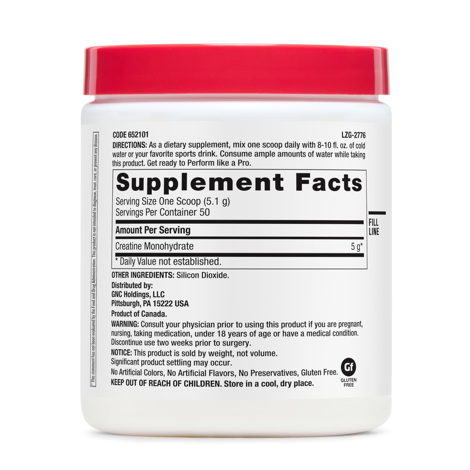 Micronized Creatine Monohydrate Powder – 5g Per Serving, Muscle Gain, Energy Boo