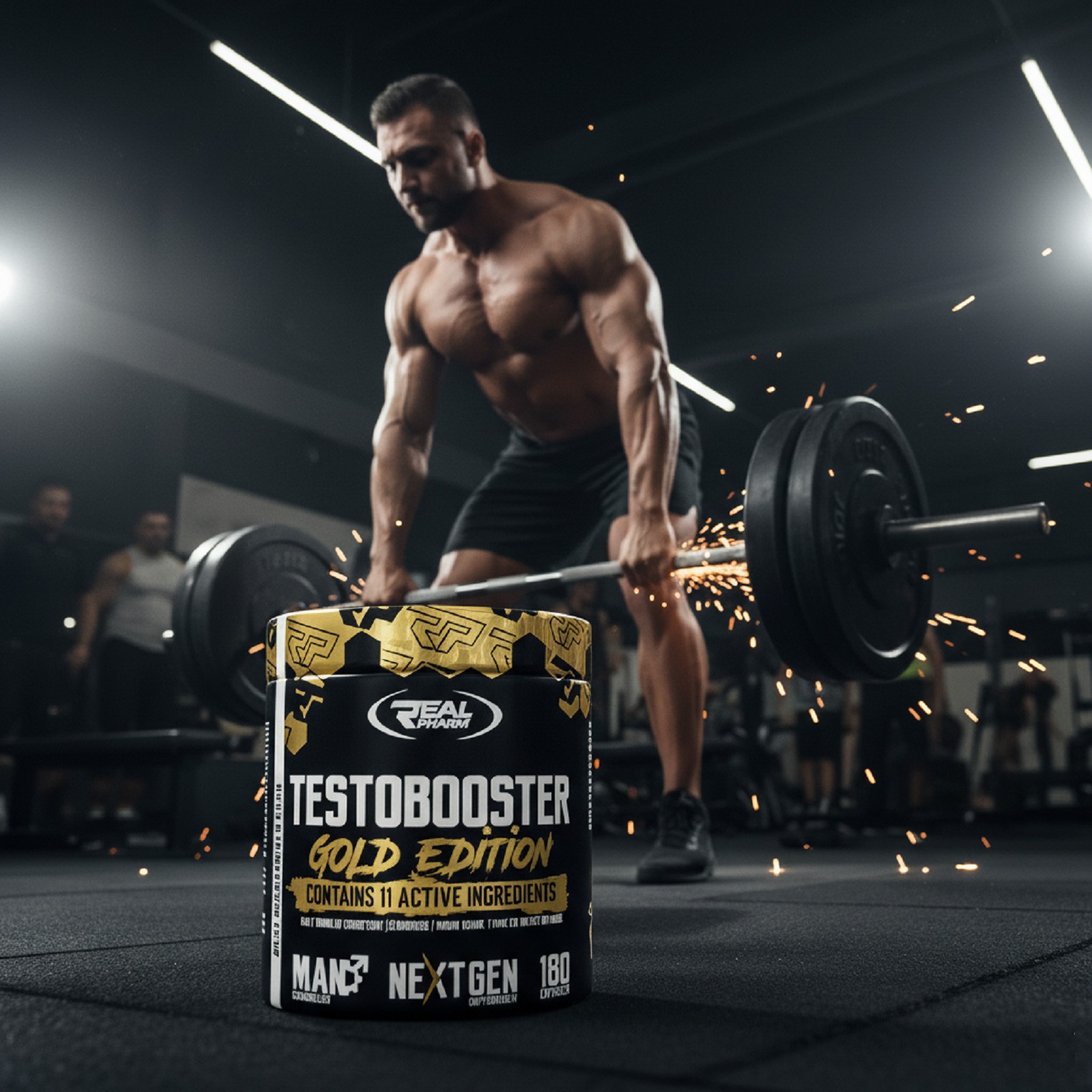 TESTO BOOSTER – Increases Testo – Improves Sexual Function & Muscle Growth