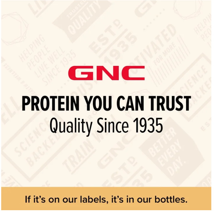 GNC Live Well Whey Protein Powder Creamy Vanilla 25g 16 Servings