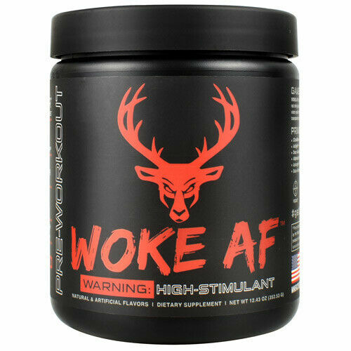 Bucked Up Woke AF High Stimulant – Blood Raz, 12.43oz