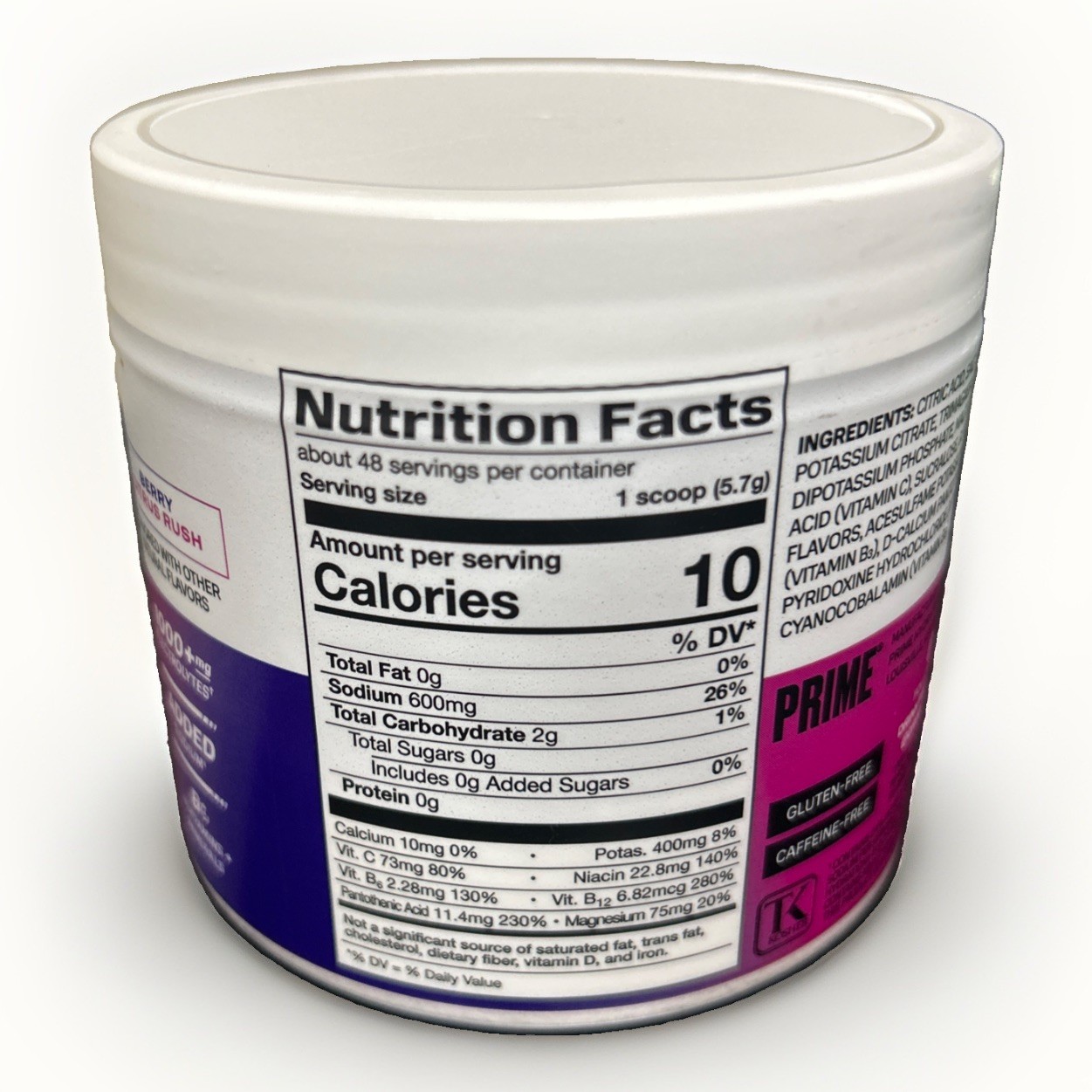 Rapid Rehydration, Electrolyte Drink Mix, Berry Citrus Rush, 9.7 oz (277.4 g)
