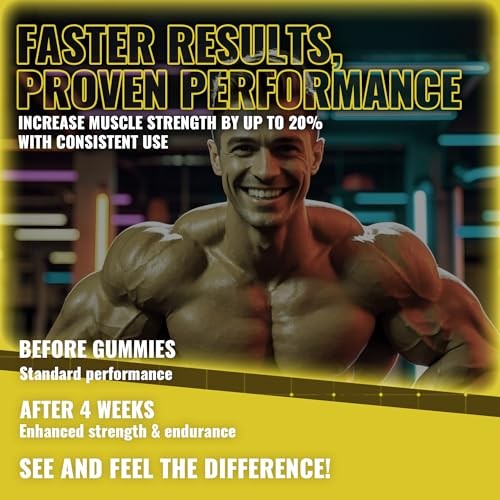 Creatine Monohydrate Gummies 5g 135 Count Muscle Strength