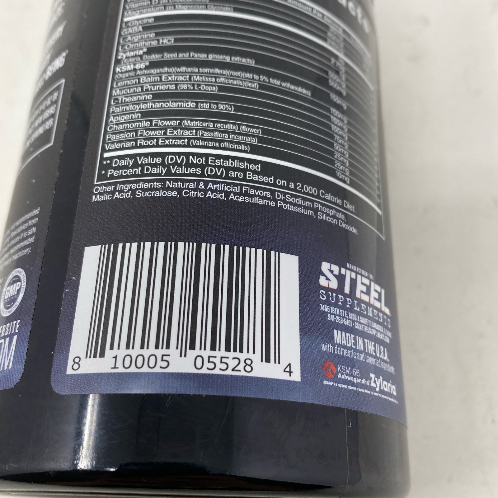 Steel Supplements RESTED-AF Lemon Ginger Sleep Powder, 30 Servings