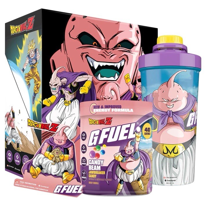 Majin Buu CANDY BEAM COLLECTOR’S BOX Dragon Ball Z Pre workout Energy Supplement