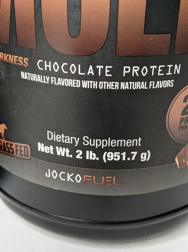 2pk-Jocko Mölk Whey Protein Powder 22g Protein chocolate soy gluten free EX.6/25
