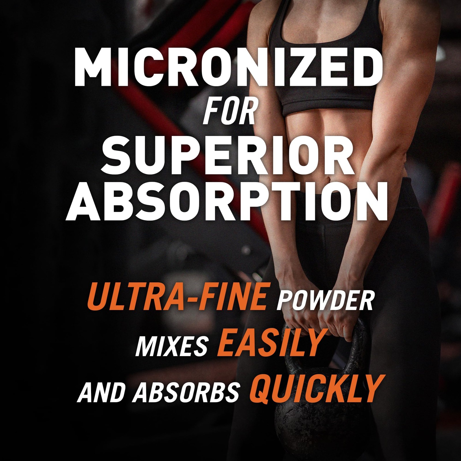 100% Creatine Monohydrate Powder – Unflavored Micronized Creatine Supplement …