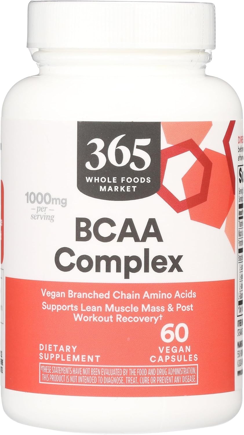 Essential Amino Acids – BCAA Complex in 60 Capsules for Post-Workout