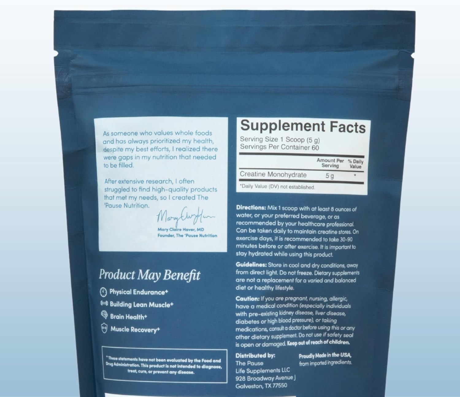 Creatine Powder with Creavitalis Muscle Support, 11 OZ | & gluten free Creav…