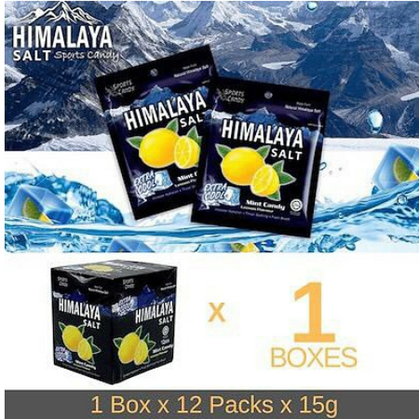 15G Hydration Free Himalaya Salt Sport Candies (2 Packs)