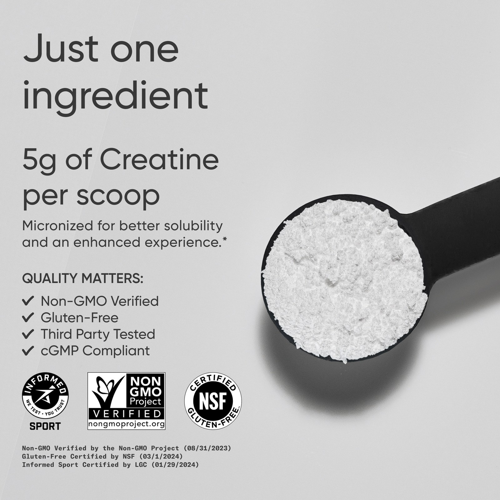 Creatine Monohydrate – Gain Lean Muscle, Improve Performance and Strength (500g)