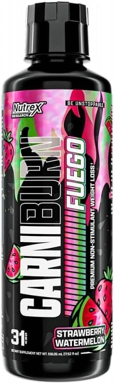 Nutrex Carniburn Liquid L-Carnitine 3000mg Metabolism Support 17.52 fl oz