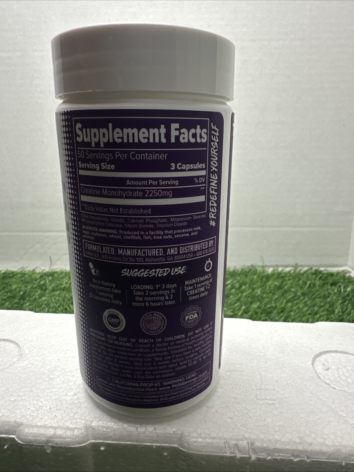 FinaFlex Creatine Monohydrate: Promote Muscle Size, Strength, Performance 150ct