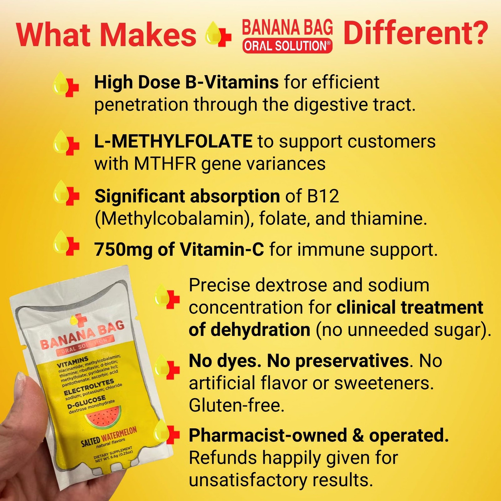 Banana Bag Oral Solution Packets Variety Pack 6Pk A Refreshing Blend Of