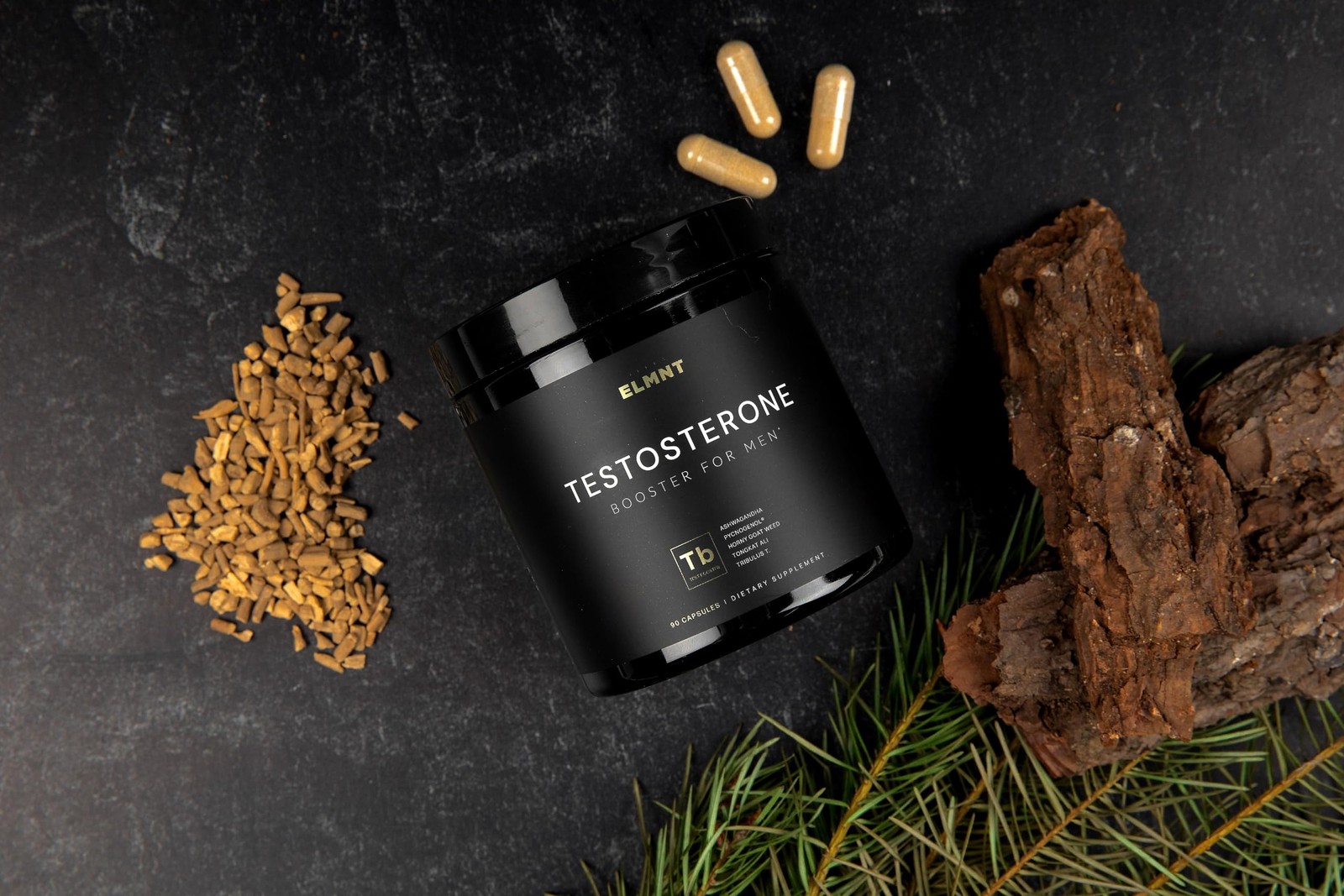 2,015mg Testosterone Booster for Men 8X Strength w. 1 Count (Pack of 90)