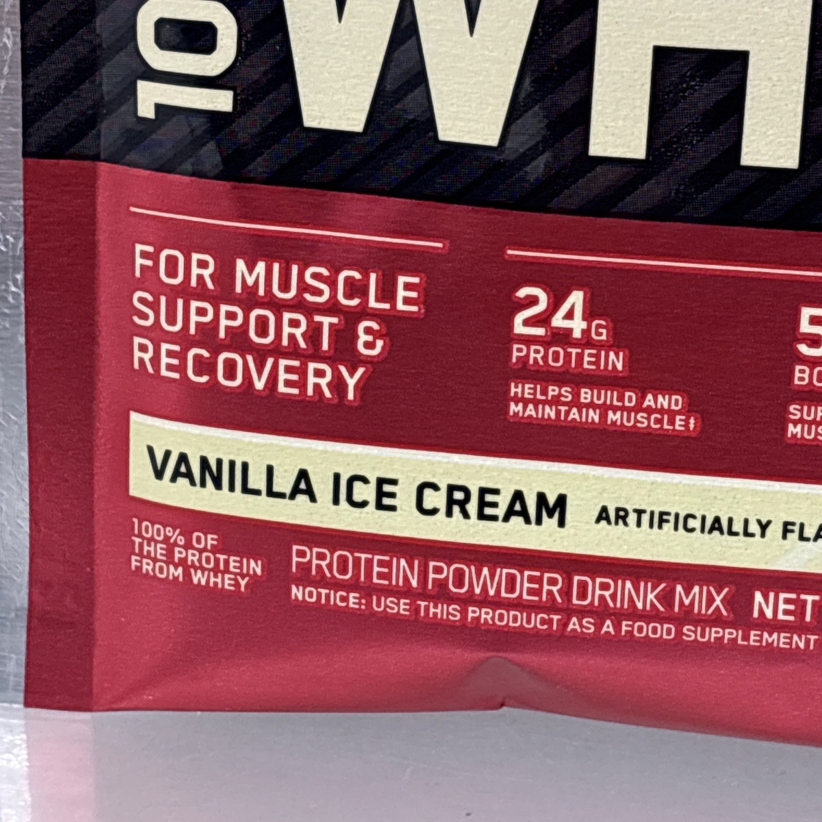 10X Optimum Nutrition Gold Standard 100% Whey Protein Powder 1 SERV VANILLA B95