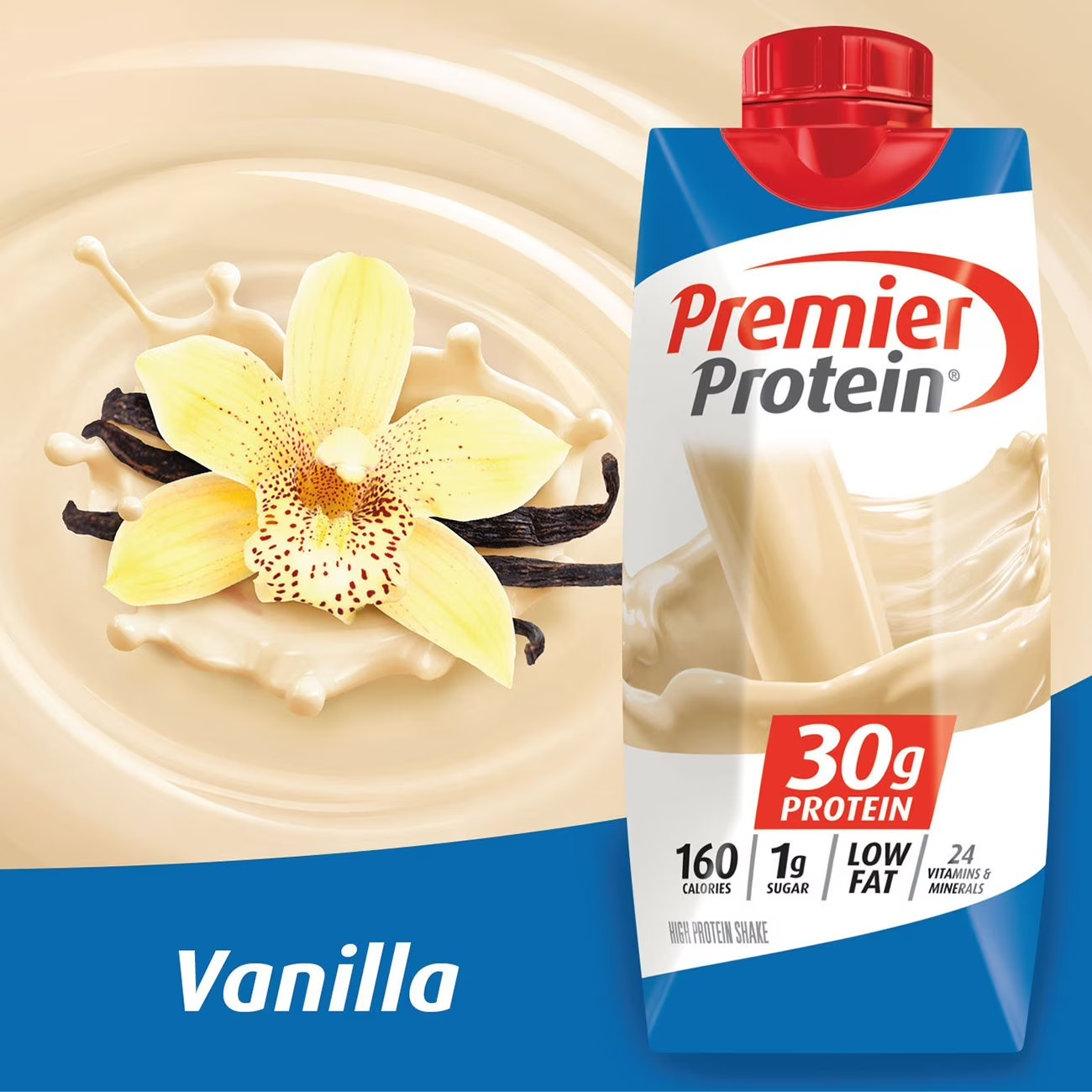 30G Protein Shakes, Vanilla, 11 Fluid Ounces (Pack of 4)