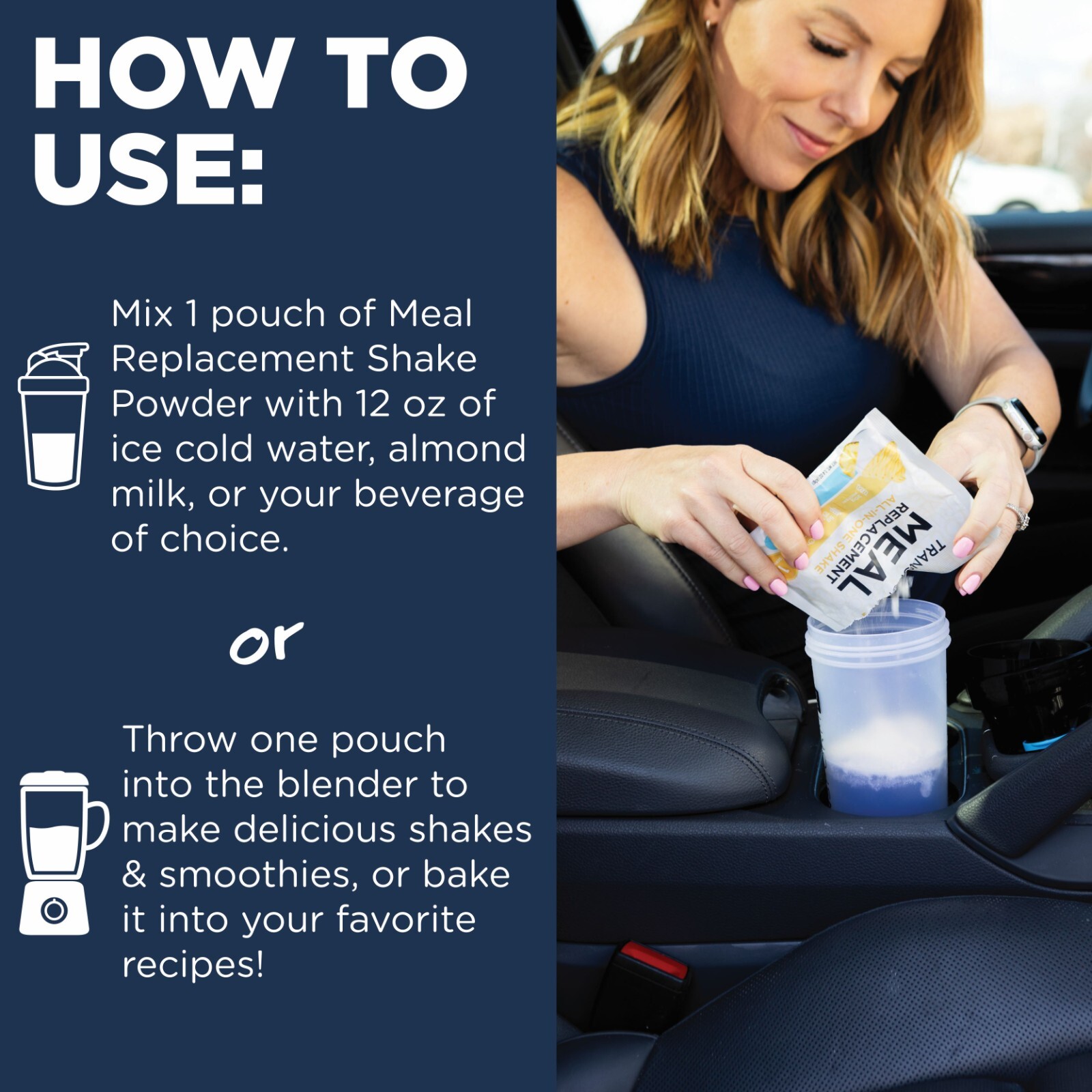 TransformHQ Meal Replacement Shake Variety Box W/ Shaker