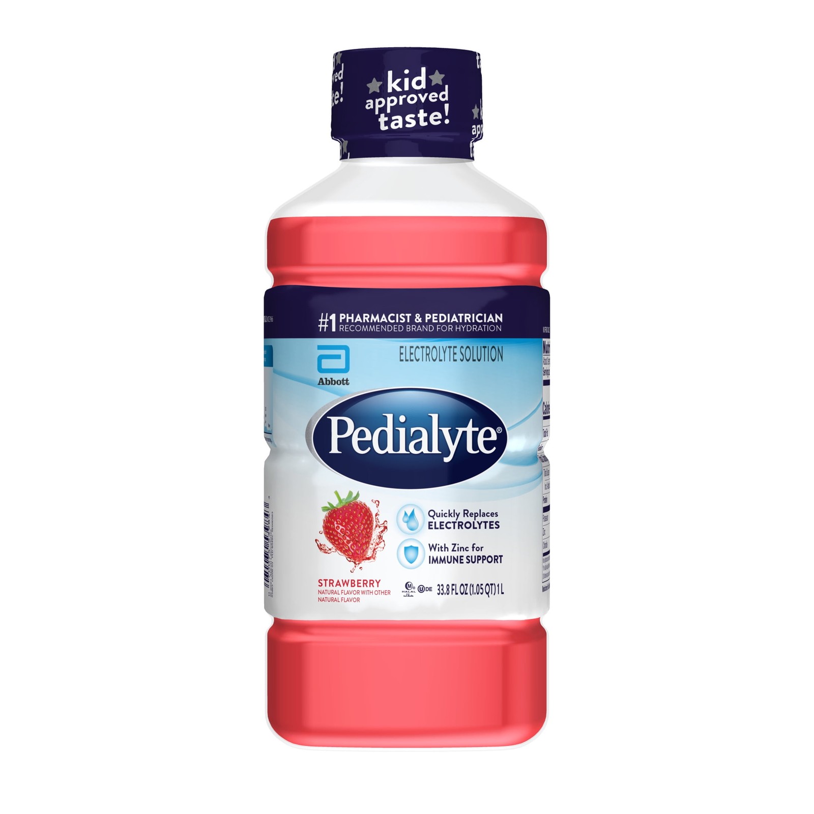 Pedialyte Electrolyte Drink, Strawberry, 1 Liter,NEW PRODUCT EXPLOSION