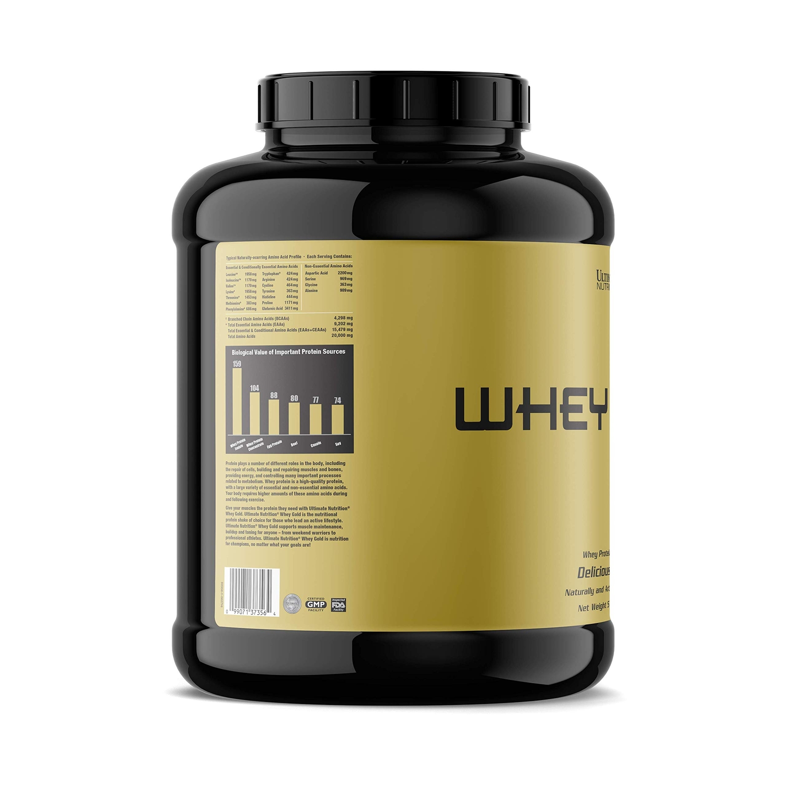 Ultimate Nutrition Whey Gold Protein Powder with 20 Grams of Protein