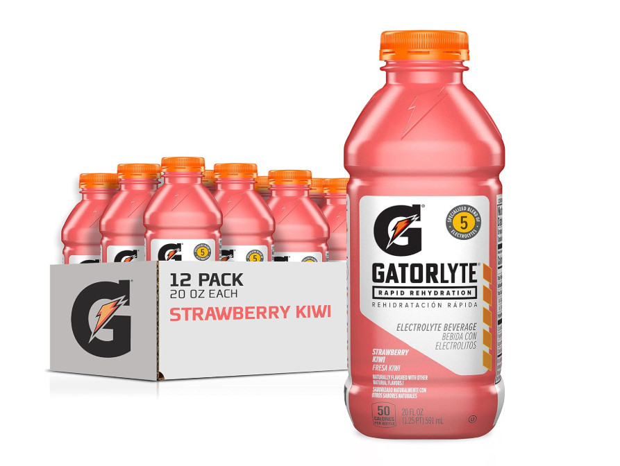 Gatorlyte Rapid Rehydration Electrolyte Drink, 3 Flavor 20 Fl Oz (Pack of 12)