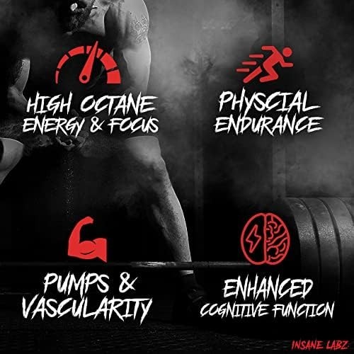 Insane Labz PSY-CHO-TIC Pre-Workout Powerhouse Energy Focus Pumps 35 Serving New