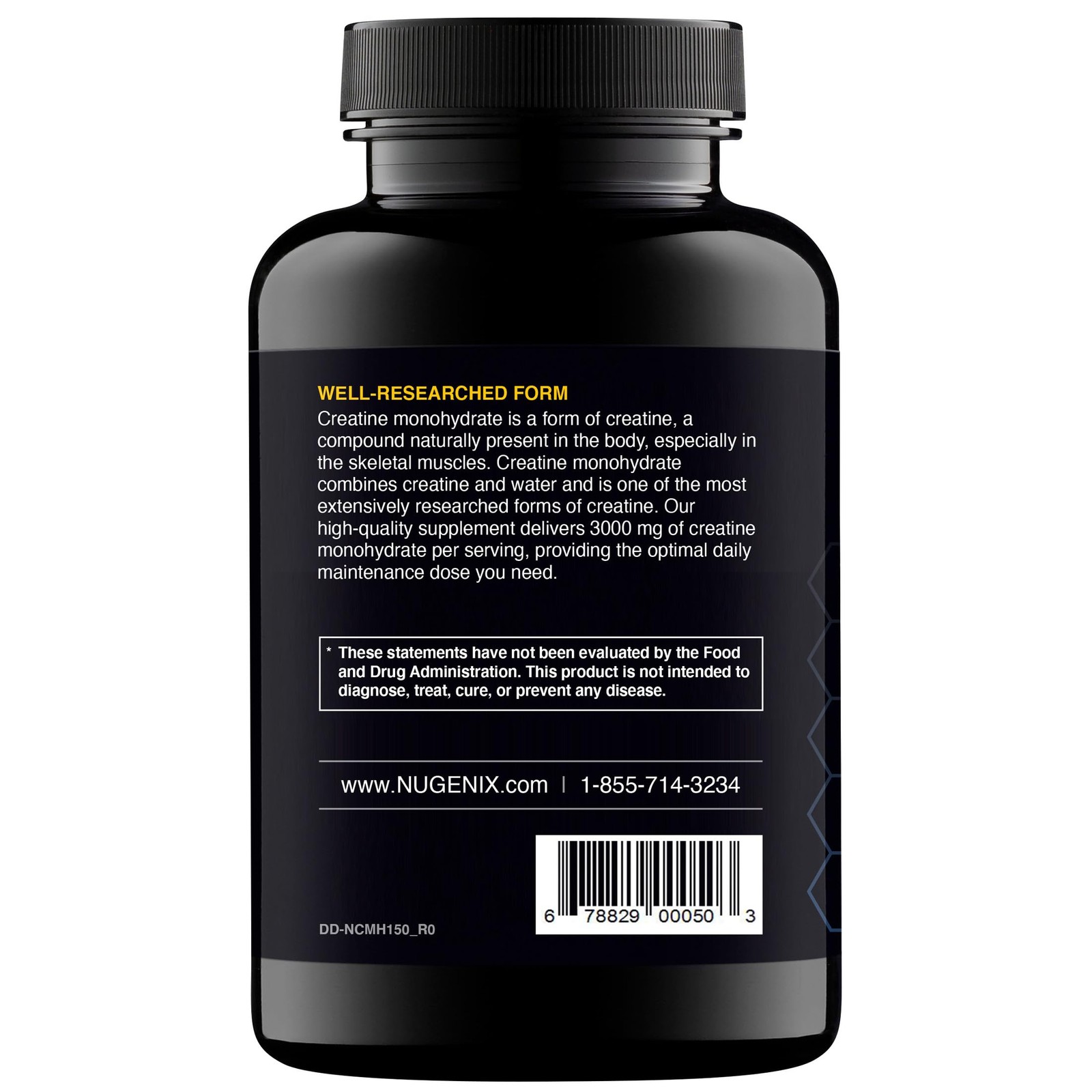 Essentials Premium Creatine Monohydrate Pills Supplement, 3000mg, 300 Capsules